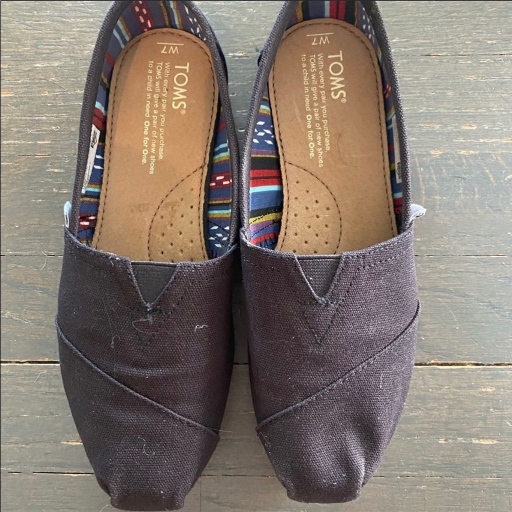 Brand New Toms Canvas Slip Ons